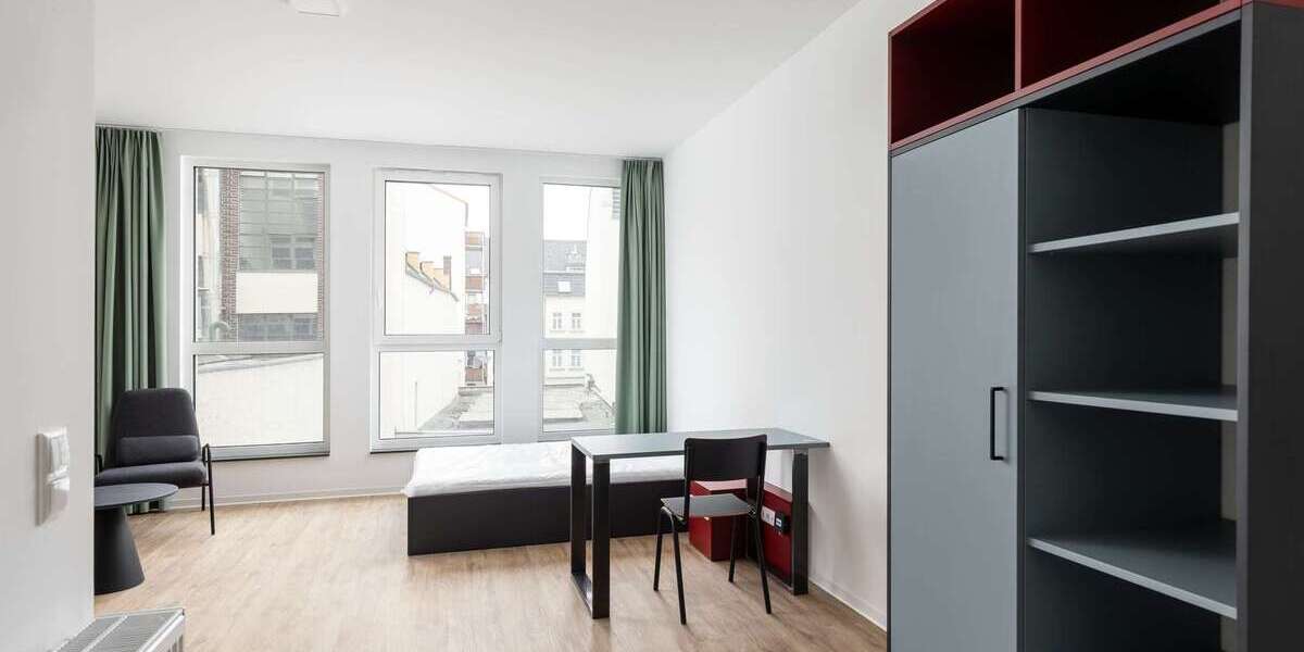 Etagenwohnung Leipzig Zentrum-Südost - 1 Zimmer, 32 m&sup2;, 595&euro; | Angebot:25045478