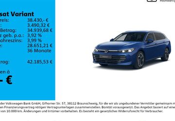 VW Passat Variant 11.835 km 38.430 &euro; Leipzig 04277