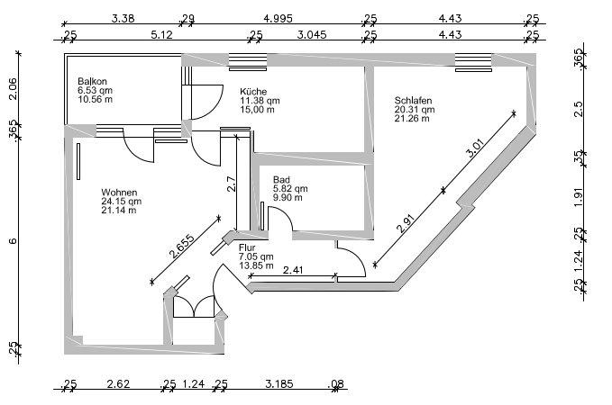 Erdgeschoßwohnung Taucha - 2 Zimmer, 73 m&sup2;, 700&euro; | Angebot:27632449