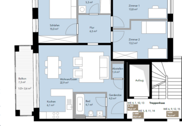 Wohnung Leipzig Südvorstadt - 4 Zimmer, 97 m&sup2;, 1.550&euro; | Angebot:27649454