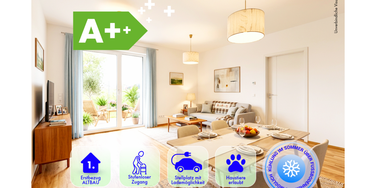 Etagenwohnung Leipzig - 2 Zimmer, 52 m&sup2;, 909&euro; | Angebot:27208581