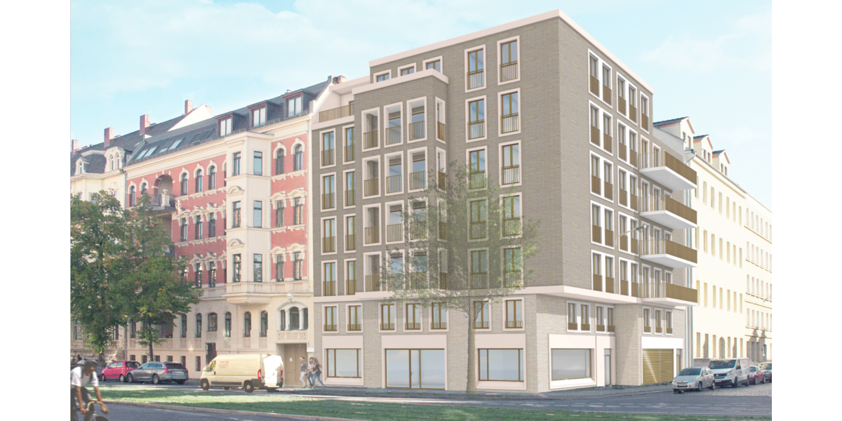 Etagenwohnung Leipzig Südvorstadt - 2 Zimmer, 45 m&sup2;, 670&euro; | Angebot:27325778