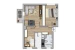 Etagenwohnung Merseburg - 3 Zimmer, 57 m&sup2;, 356&euro; | Angebot:26179927