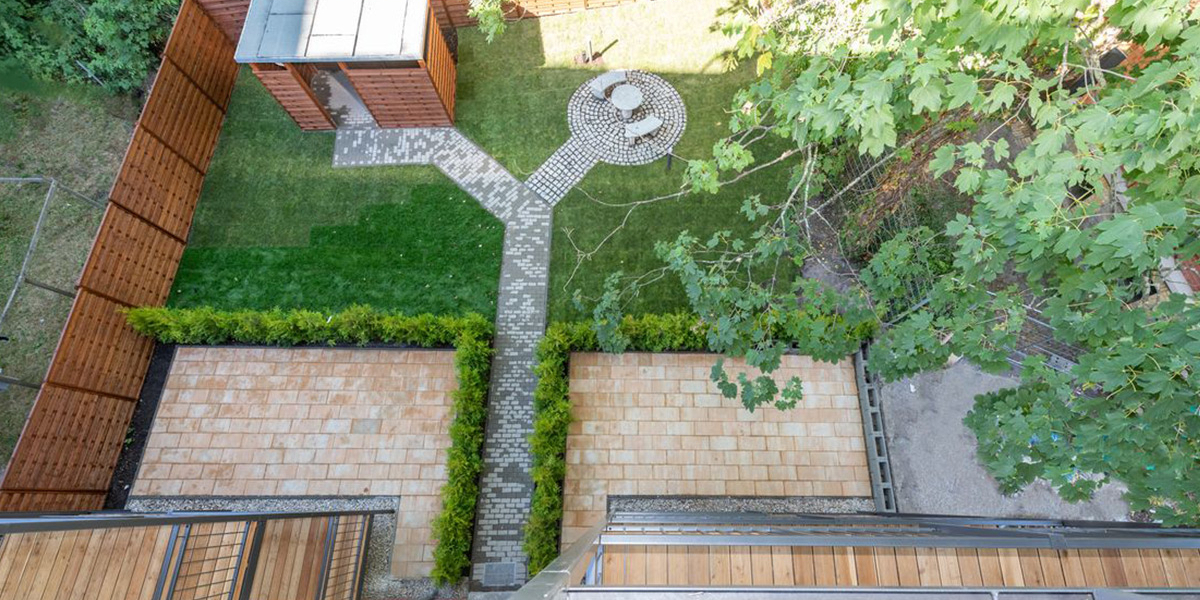 Ansicht Freiflächen und Gartenbereich