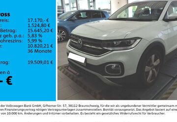 VW T-Cross 54.095 km 17.170 &euro; Leipzig 04277