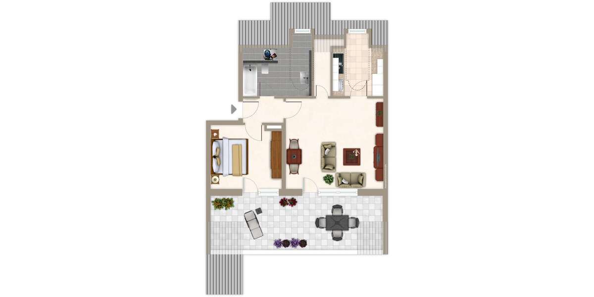 Etagenwohnung Leipzig - Lindenthal Lindenthal - 2 Zimmer, 67 m&sup2;, 695&euro; | Angebot:27197778
